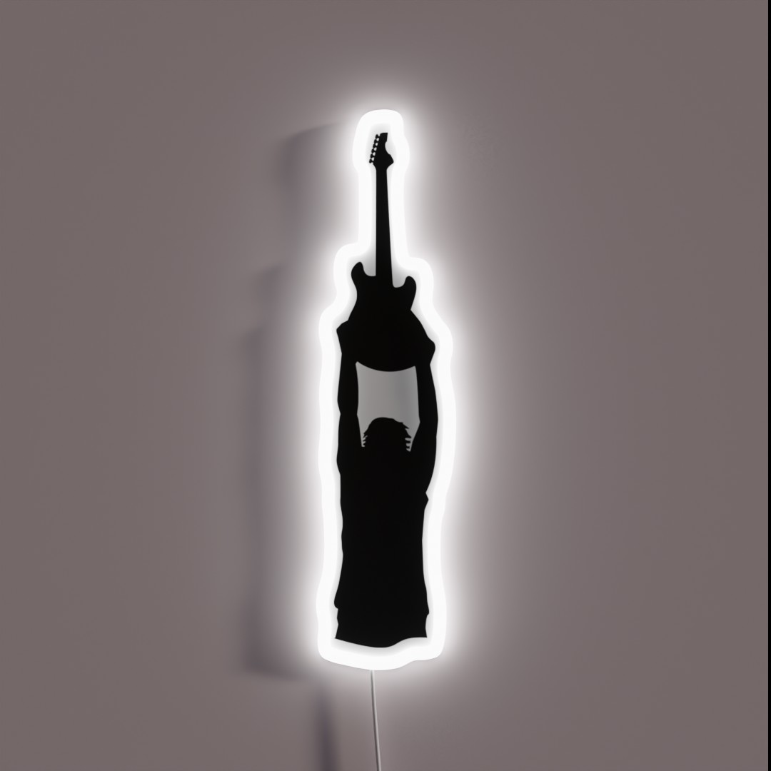 Phish Trey First Tube Silhouette Black RGB Neon Sign Phish Trey First Tube Silhouette Black RGB Neon Sign