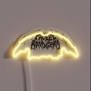 Phoebe Bridgers Bat Wing RGB Neon Sign