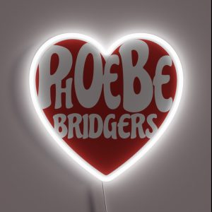 Phoebe Bridgers Logo Heart RGB Neon Sign Phoebe Bridgers Logo Heart RGB Neon Sign