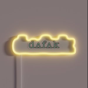 Phonetics Duh Fuck RGB Neon Sign Phonetics Duh Fuck RGB Neon Sign