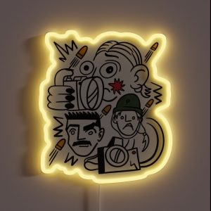 Photojournalism The Movie RGB Neon Sign Photojournalism The Movie RGB Neon Sign