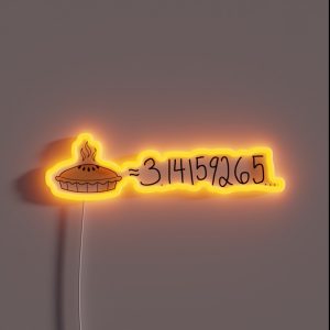 Pi E RGB Neon Sign Pi E RGB Neon Sign