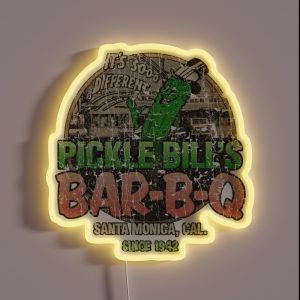 Pickle Bill S Bar B Q 1941 RGB Neon Sign