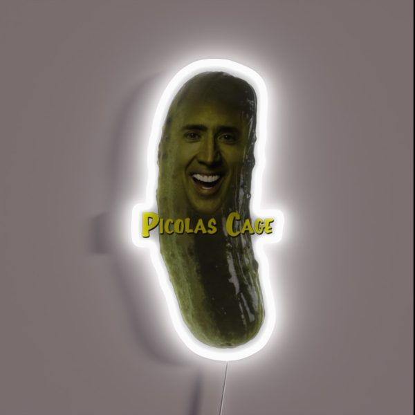 Picolas Cage RGB Neon Sign