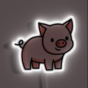 Pig RGB Neon Sign