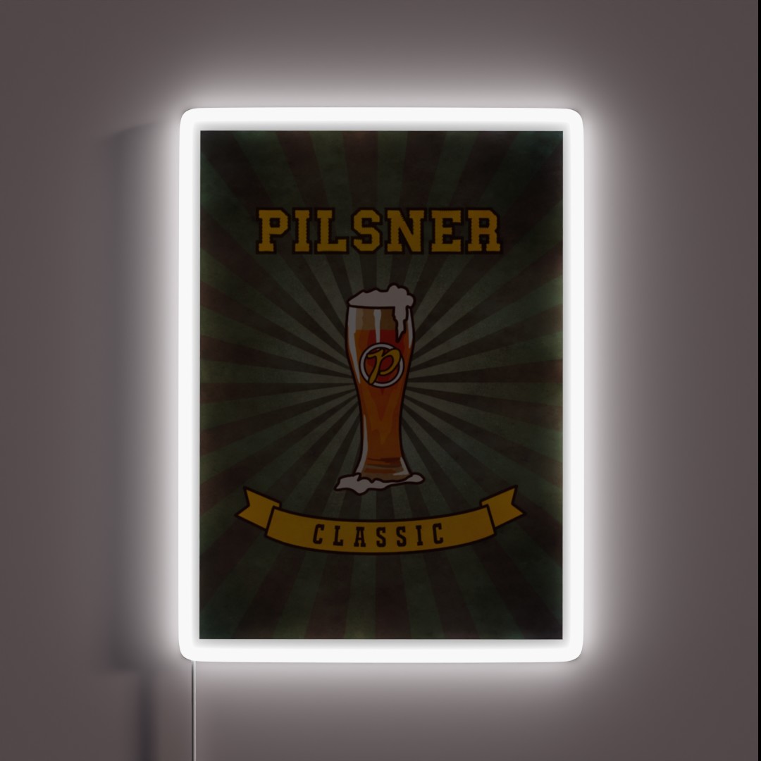 Pilsner Beer Classic RGB Neon Sign Pilsner Beer Classic RGB Neon Sign
