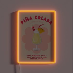 Pina Colada RGB Neon Sign Pina Colada RGB Neon Sign