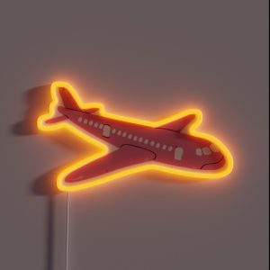 Pink Airplane RGB Neon Sign Pink Airplane RGB Neon Sign