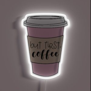 Pink But First Coffee RGB Neon Sign Pink But First Coffee RGB Neon Sign