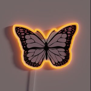 Pink Butterfly RGB Neon Sign