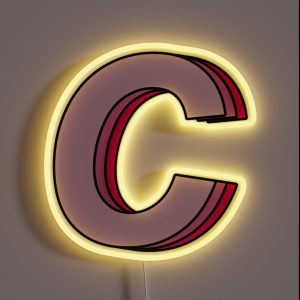 Pink C RGB Neon Sign
