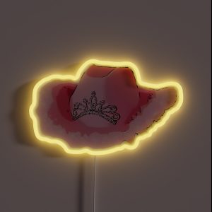 Pink Cowboy Hat RGB Neon Sign Pink Cowboy Hat RGB Neon Sign
