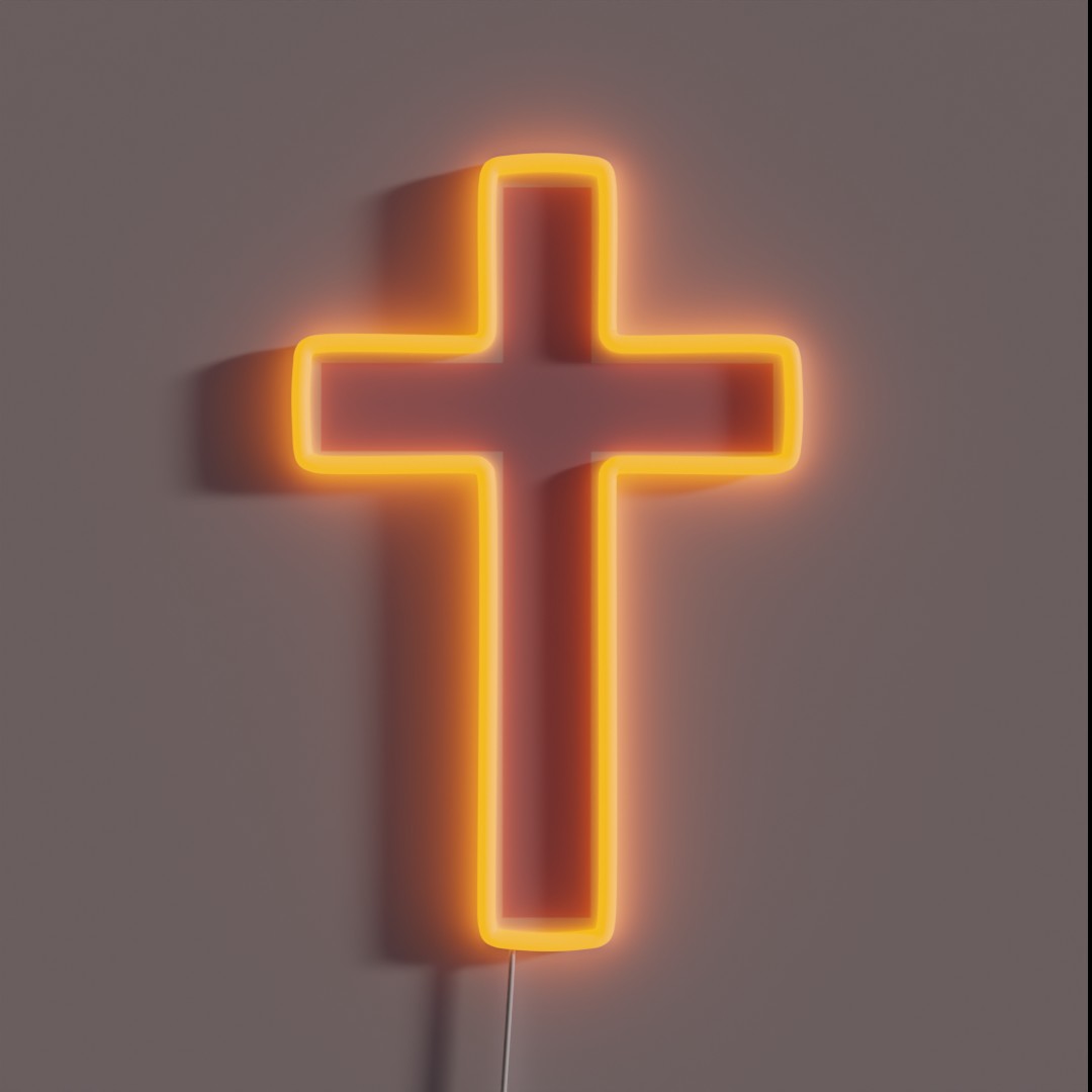 Pink Cross RGB Neon Sign Pink Cross RGB Neon Sign