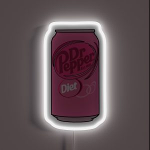 Pink Diet Dr Pepper RGB Neon Sign