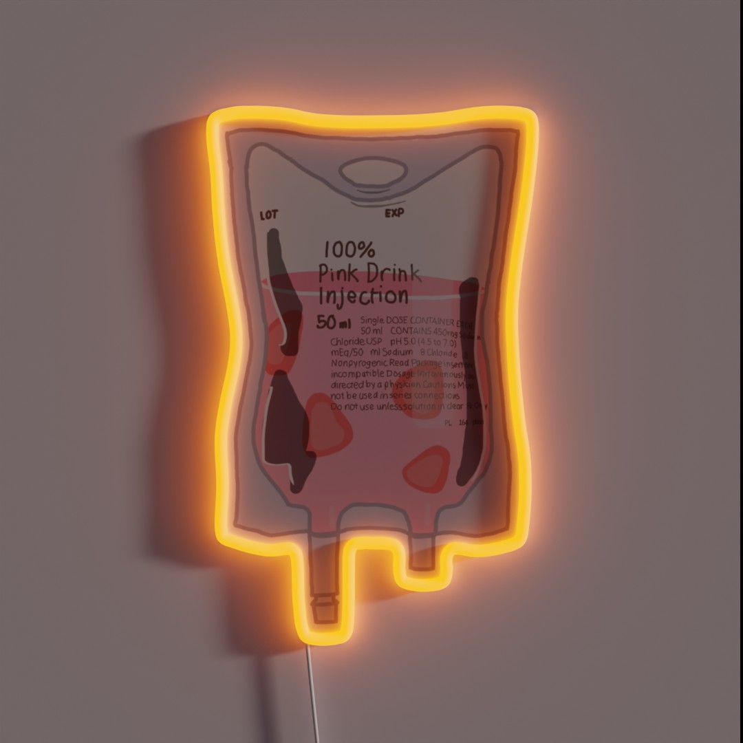 Pink Drink IV RGB Neon Sign Pink Drink IV RGB Neon Sign