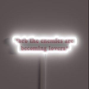 Pink Enemies To Lovers RGB Neon Sign