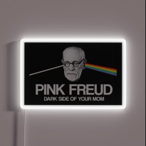 Pink Freud Dark Side Of Your Mom RGB Neon Sign