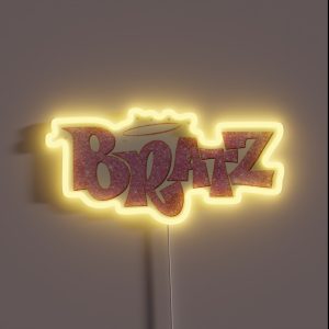 Pink Glitter Bratz RGB Neon Sign