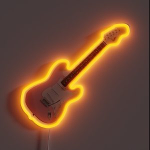 Pink Guitar RGB Neon Sign Pink Guitar RGB Neon Sign