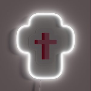Pink Holy Cross RGB Neon Sign