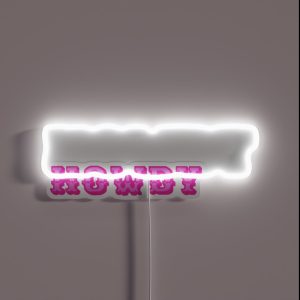 Pink HOWDY RGB Neon Sign Pink HOWDY RGB Neon Sign