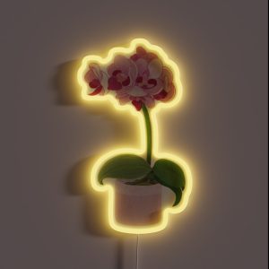 Pink Mini Orchid RGB Neon Sign Pink Mini Orchid RGB Neon Sign