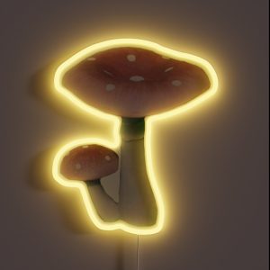 Pink Mushrooms RGB Neon Sign