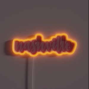 Pink Nashville RGB Neon Sign Pink Nashville RGB Neon Sign