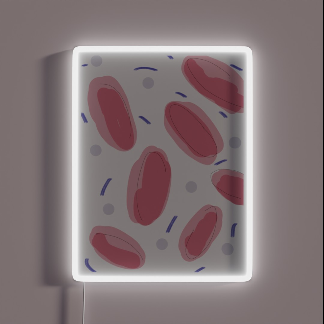 Pink Peach Pattern RGB Neon Sign Pink Peach Pattern RGB Neon Sign