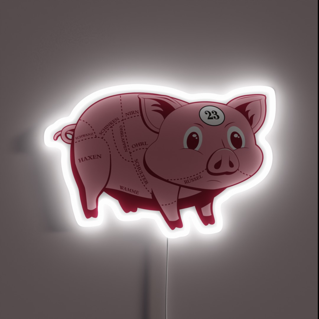 Pink Pig RGB Neon Sign Pink Pig RGB Neon Sign
