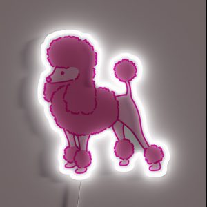 Pink Poodle RGB Neon Sign Pink Poodle RGB Neon Sign