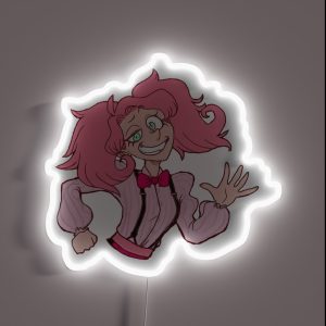 Pink Roaring 1920 S Girl RGB Neon Sign