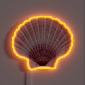 Pink Seashell RGB Neon Sign