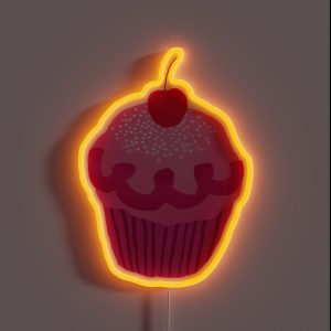 Pinkalicious Cupcake Design RGB Neon Sign