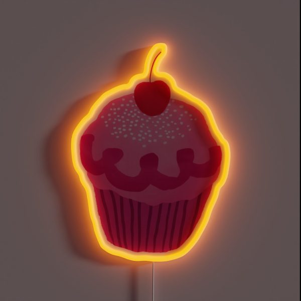 Pinkalicious Cupcake Design RGB Neon Sign