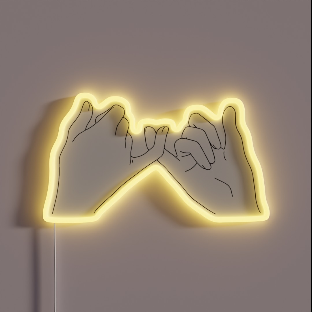 Pinky Promise RGB Neon Sign Pinky Promise RGB Neon Sign