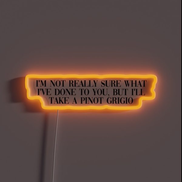 Pinot Grigio RGB Neon Sign