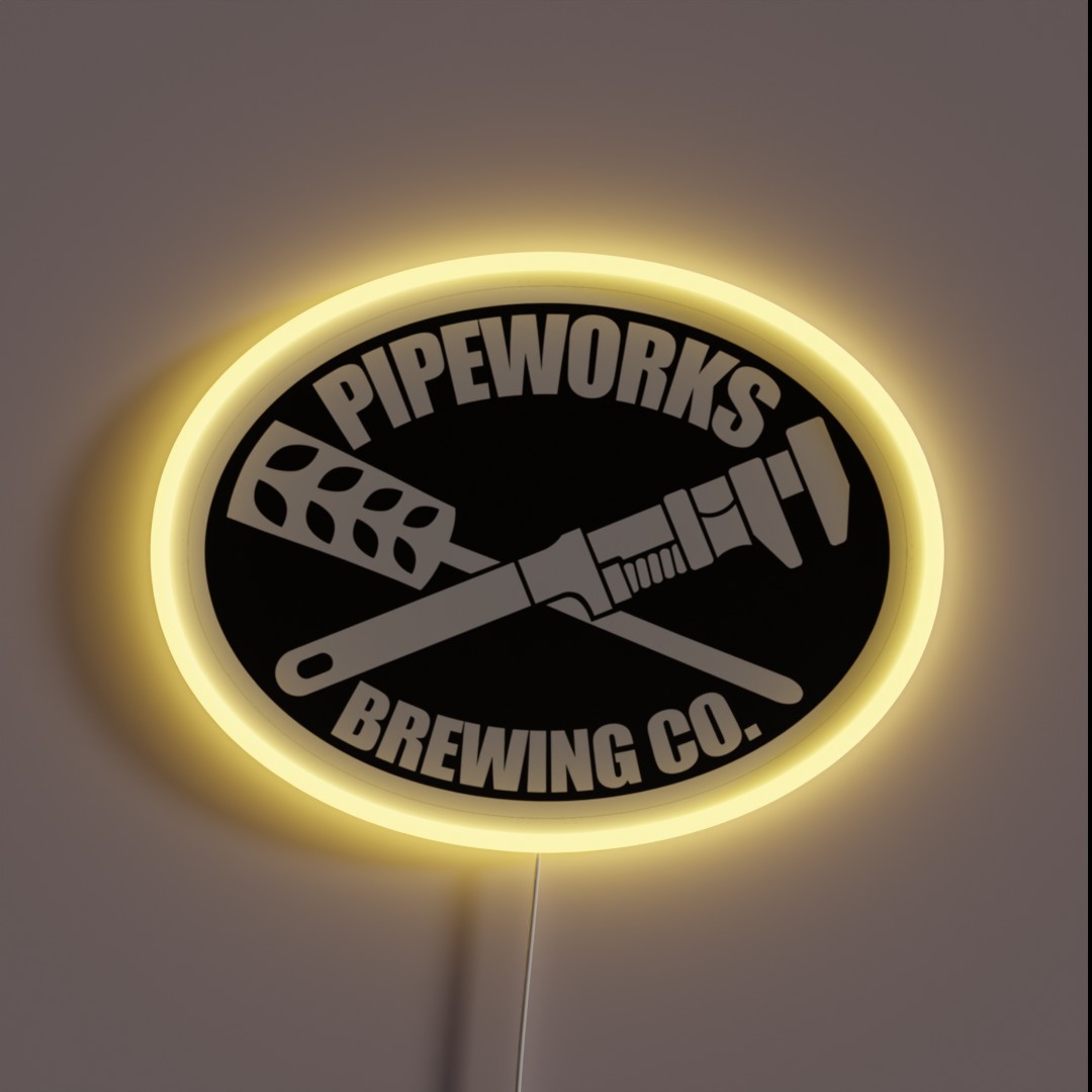 Pipeworks Brewing Company RGB Neon Sign Pipeworks Brewing Company RGB Neon Sign