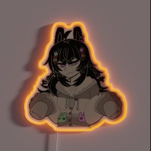 Pippa The Mischievous Lil Sis RGB Neon Sign Pippa The Mischievous Lil Sis RGB Neon Sign