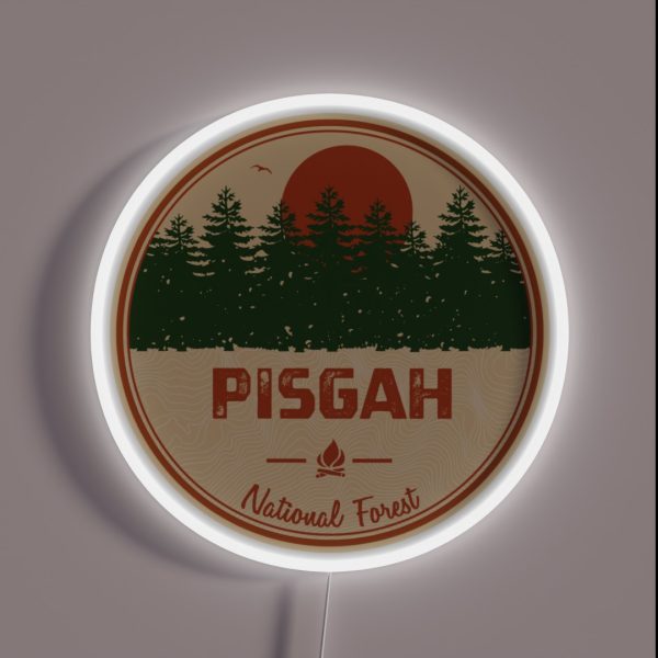 Pisgah National Forest RGB Neon Sign