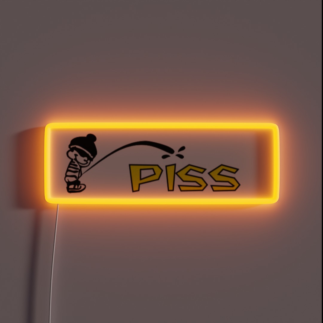 PISS RGB Neon Sign PISS RGB Neon Sign