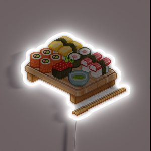 Pixel Sushi RGB Neon Sign