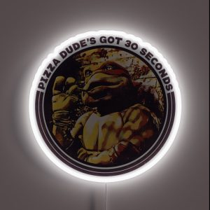Pizza Dude S Got 30 Seconds RGB Neon Sign Pizza Dude S Got 30 Seconds RGB Neon Sign
