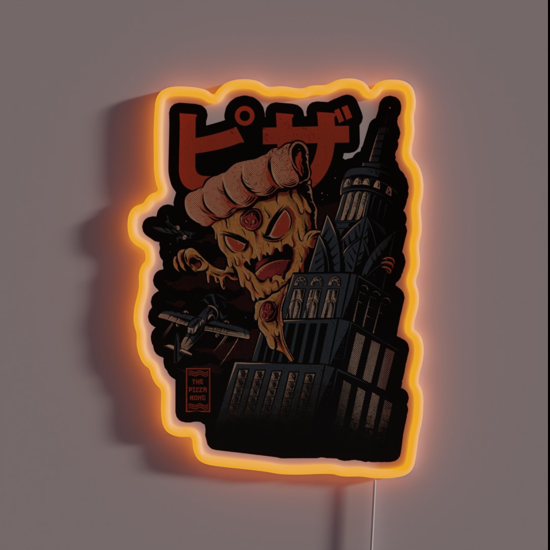 Pizza Kong RGB Neon Sign Pizza Kong RGB Neon Sign
