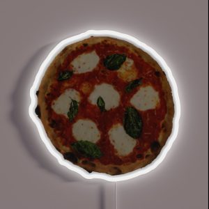 Pizza Margherita RGB Neon Sign