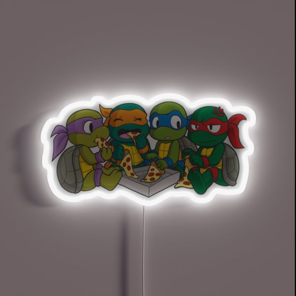 Pizza Party RGB Neon Sign