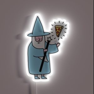 Pizza Wizzard RGB Neon Sign