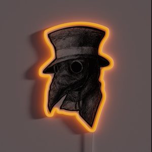 Plague Doctor RGB Neon Sign