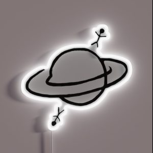 Planet RGB Neon Sign Planet RGB Neon Sign