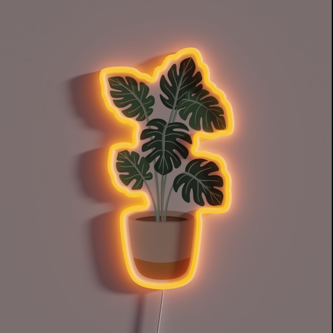 Plant Aesthetic RGB Neon Sign Plant Aesthetic RGB Neon Sign